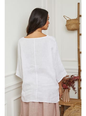 La Compagnie Du Lin Linnen blouse "Under" wit