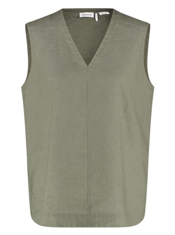 Gerry Weber Lniana bluzka w kolorze khaki