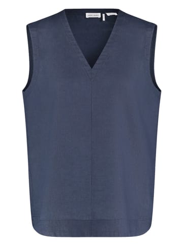 Gerry Weber Lniana bluzka w kolorze granatowym