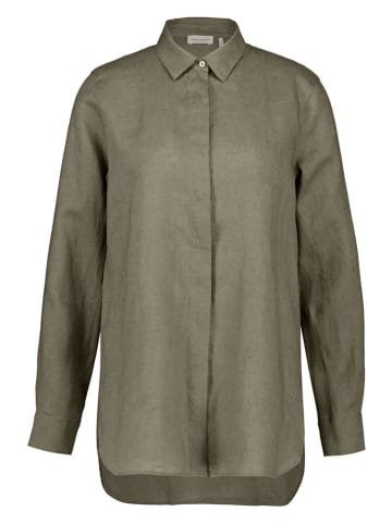 Gerry Weber Lniana bluzka w kolorze khaki