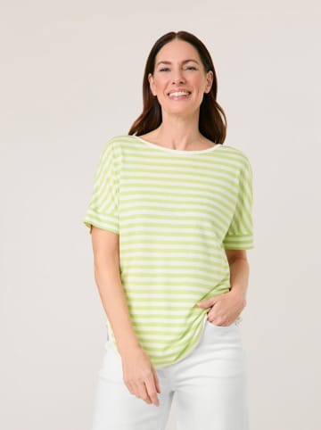 Gerry Weber Koszulka w kolorze żółto-białym
