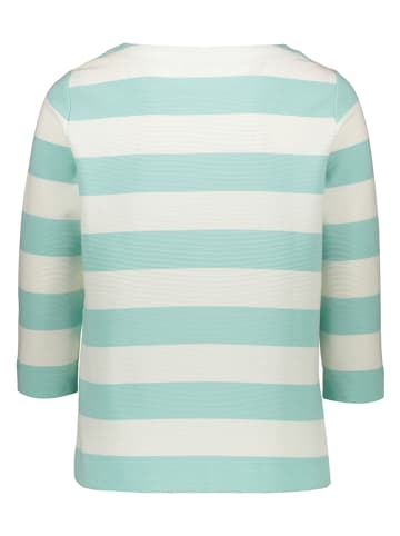 Gerry Weber Koszulka w kolorze miętowo-kremowym