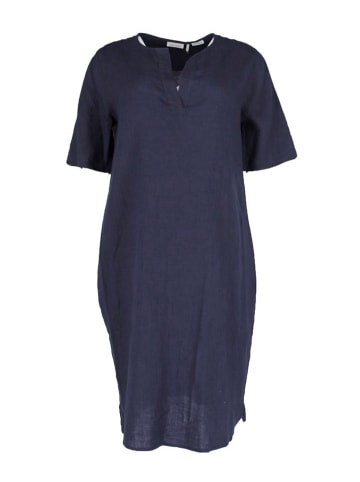 Gerry Weber Lniana sukienka w kolorze granatowym