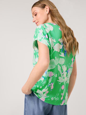 Gerry Weber Blouse groen/crème/lichtroze