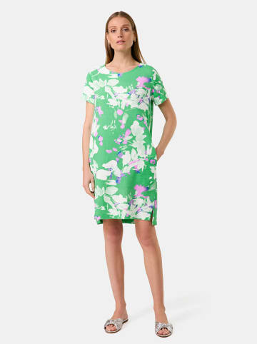 Gerry Weber Kleid  in Grün/ Weiß/ Lila