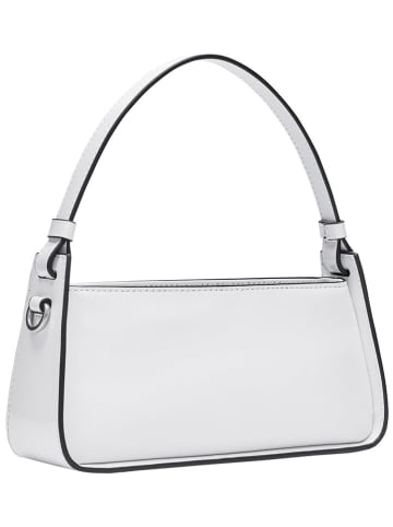 LIEBESKIND BERLIN Leder-Schultertasche "Crossbody XS" in Weiß - (B)22 x (H)10 x (T)7 cm