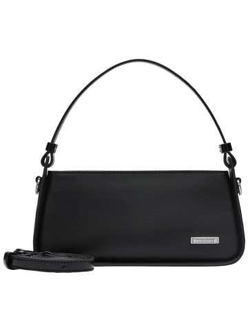 LIEBESKIND BERLIN Leder-Schultertasche "Crossbody XS" in Schwarz - (B)22 x (H)10 x (T)7 cm