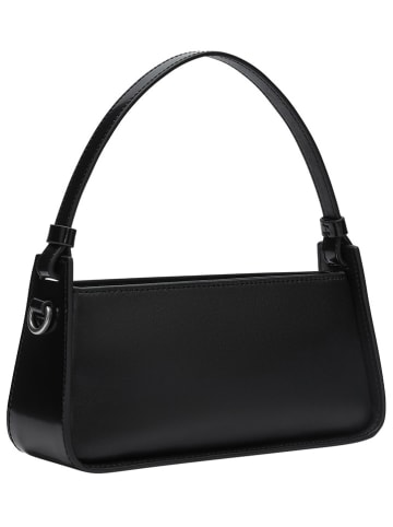 LIEBESKIND BERLIN Leder-Schultertasche "Crossbody XS" in Schwarz - (B)22 x (H)10 x (T)7 cm