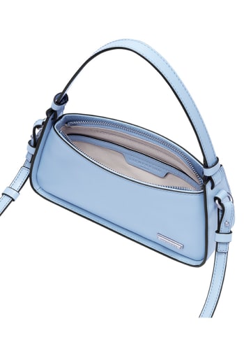 LIEBESKIND BERLIN Leren schoudertas "Crossbody XS" lichtblauw - (B)22 x (H)10 x (D)7 cm