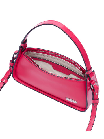 LIEBESKIND BERLIN Leder-Schultertasche "Crossbody XS" in Pink - (B)22 x (H)10 x (T)7 cm