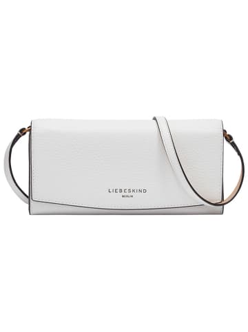 LIEBESKIND BERLIN Leren schoudertas "Crossbody XS" wit - (B)21 x (H)11 x (D)2 cm