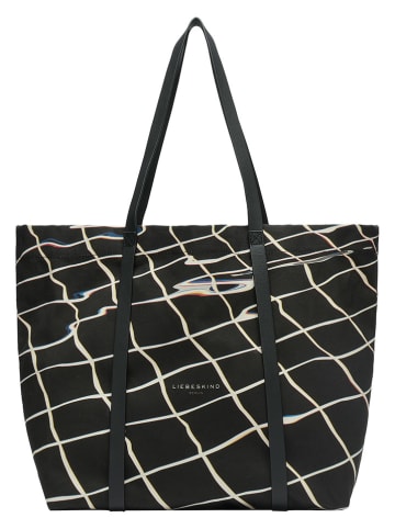 LIEBESKIND BERLIN Shopper bag "Aurora" w kolorze czarnym - 55 x 38 x 19 cm