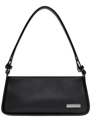LIEBESKIND BERLIN Leder-Schultertasche "Crossbody S" in Schwarz - (B)28 x (H)12 x (T)9 cm