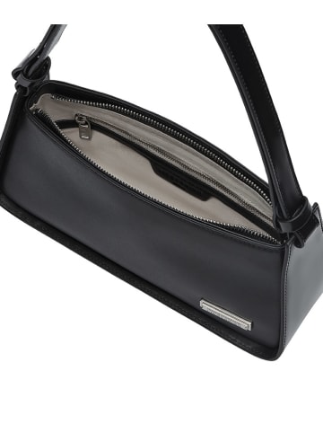 LIEBESKIND BERLIN Leder-Schultertasche "Crossbody S" in Schwarz - (B)28 x (H)12 x (T)9 cm
