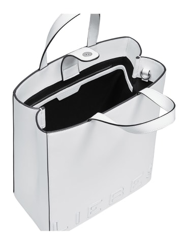 LIEBESKIND BERLIN Leren handtas "Paperbag M" wit - (B)29 x (H)34 x (D)15 cm