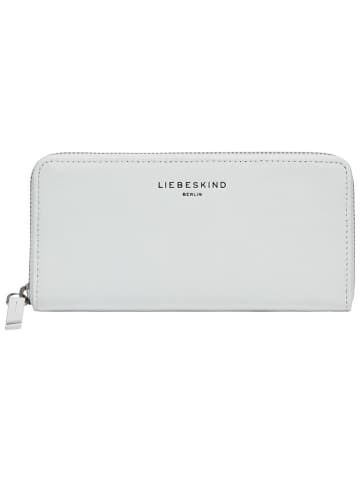 LIEBESKIND BERLIN Leder-Geldbörse "Gigi" in Weiß - (B)19 x (H)9 x (T)2 cm