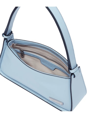 LIEBESKIND BERLIN Leder-Schultertasche "Crossbody S" in Hellblau - (B)28 x (H)12 x (T)9 cm