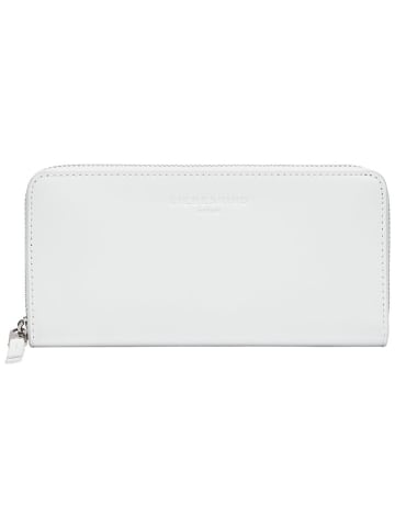 LIEBESKIND BERLIN Leder-Geldbörse "Sally" in Weiß - (B)19 x (H)9 x (T)2 cm
