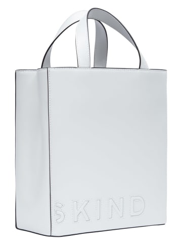 LIEBESKIND BERLIN Leren handtas "Paperbag S" wit - (B)22 x (H)25 x (D)11 cm