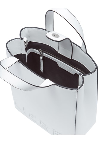 LIEBESKIND BERLIN Leren handtas "Paperbag S" wit - (B)22 x (H)25 x (D)11 cm