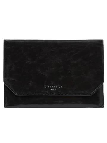 LIEBESKIND BERLIN Leren portemonnee "Pouch M" zwart - (B)23 x (H)16 x (D)1 cm