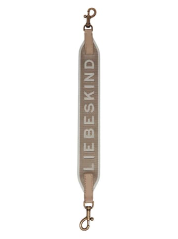 LIEBESKIND BERLIN Pasek w kolorze szarobrązowym do torebki - dł. 38 cm