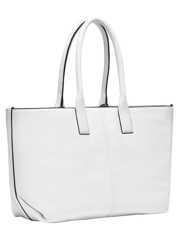 LIEBESKIND BERLIN Leder-Schultertasche "Chelsea M" in Weiß - (B)36 x (H)27 x (T)15 cm