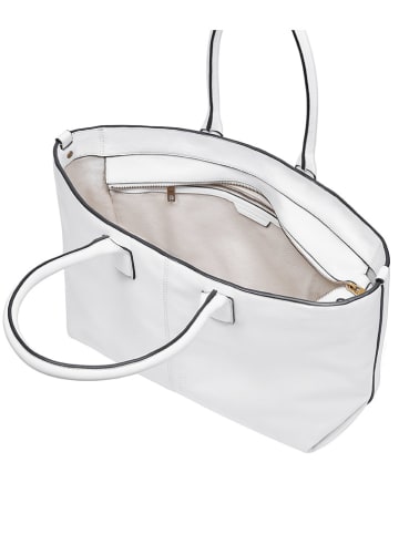 LIEBESKIND BERLIN Leder-Schultertasche "Chelsea M" in Weiß - (B)36 x (H)27 x (T)15 cm