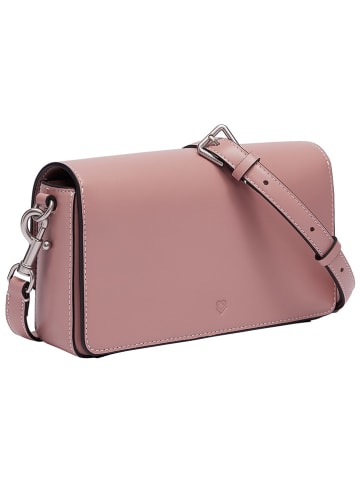 LIEBESKIND BERLIN Leren schoudertas "Crossbody S" lichtroze - (B)24 x (H)14 x (D)5 cm