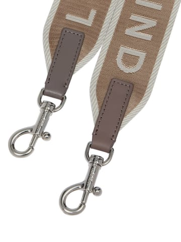 LIEBESKIND BERLIN Pasek w kolorze szarobrązowym do torebki - dł. 38 cm