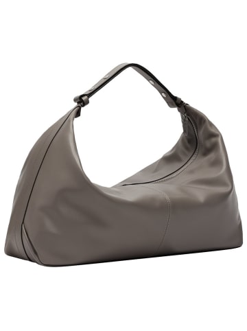 LIEBESKIND BERLIN Skórzany shopper bag "Hobo L" w kolorze szarobrązowym - 64 x 32 x 16 cm