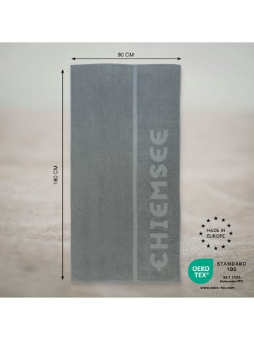 Chiemsee Ręcznik plażowy w kolorze szarym
