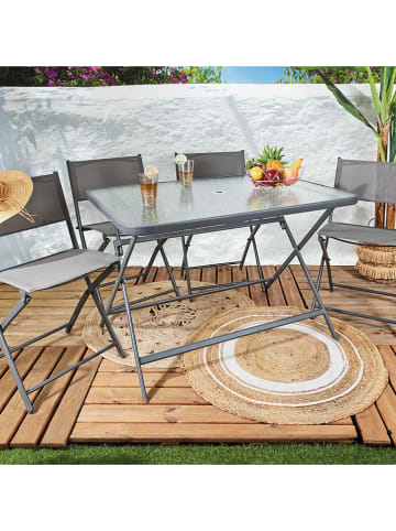 Garden Spirit Gartentisch ''Formantera'' in Grau - (B)110 x (H)75 x (T)70 cm