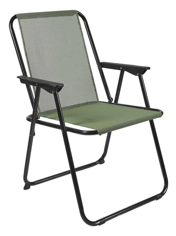 Garden Spirit Klappstuhl ''Pliante'' in Khaki - (B)51 x (H)75 x (T)60 cm