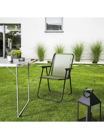 Garden Spirit Krzesło ogrodowe "Pliante" w kolorze khaki - 51 x 75 x 60 cm