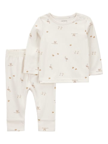 carter's 2tlg. Outfit in Creme