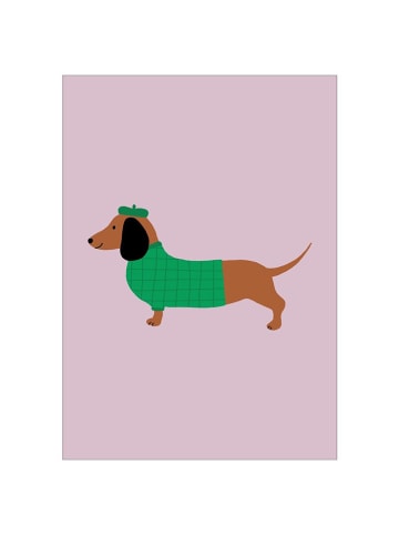Poster & Frame Kunstdruk "Dachschund"