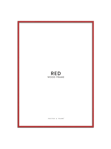 Poster & Frame Ramka w kolorze ciemnoczerwonym na zdjęcia