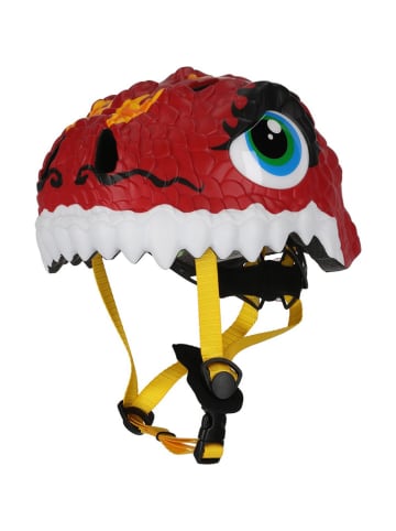 Crazy Safety Kask rowerowy w kolorze czerwonym