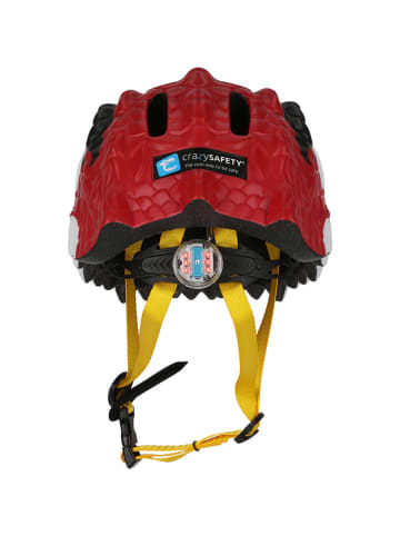 Crazy Safety Kask rowerowy w kolorze czerwonym