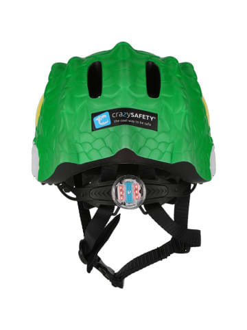 Crazy Safety Kask rowerowy w kolorze zielonym