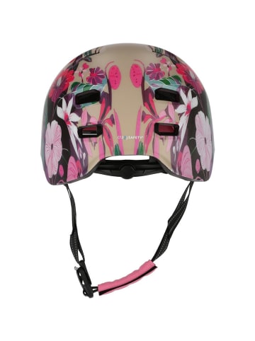 Crazy Safety Fahrradhelm in Beige/ Bunt