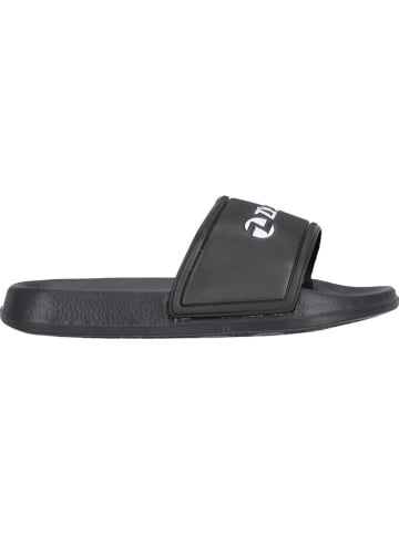 Zigzag Pantoletten in Schwarz
