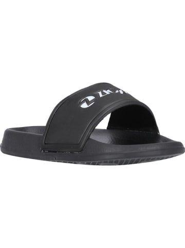 Zigzag Pantoletten in Schwarz