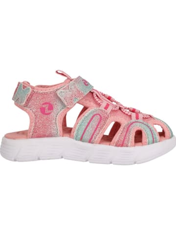 Zigzag Halbsandalen in Rosa/ Hellblau