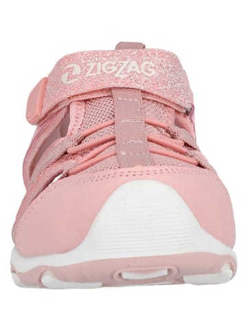 Zigzag Halbsandalen in Rosa/ Weiß