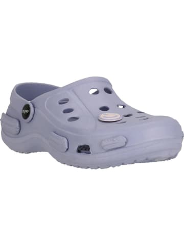 Zigzag Clogs in Grau
