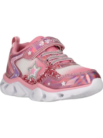 Zigzag Sneaker in Rosa/ Weiß