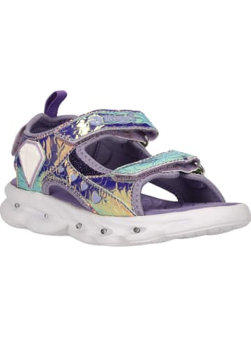 Zigzag Sandalen in Lila