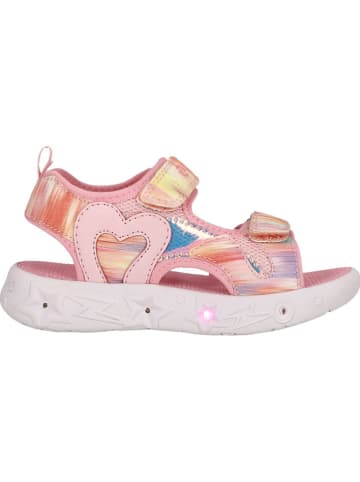 Zigzag Sandalen in Rosa/ Bunt